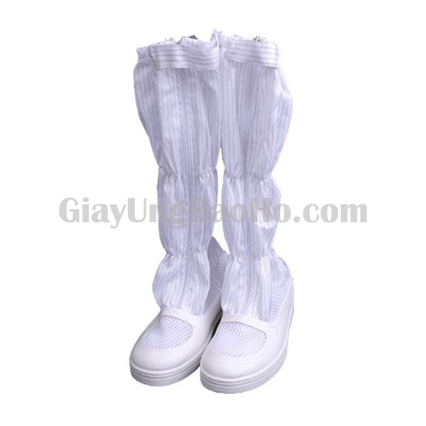 Ủng Bảo Hộ Phòng Sạch Chống Tĩnh Điện Màu Trắng – GUBH00039 1 Ủng Bảo Hộ Cao Cổ