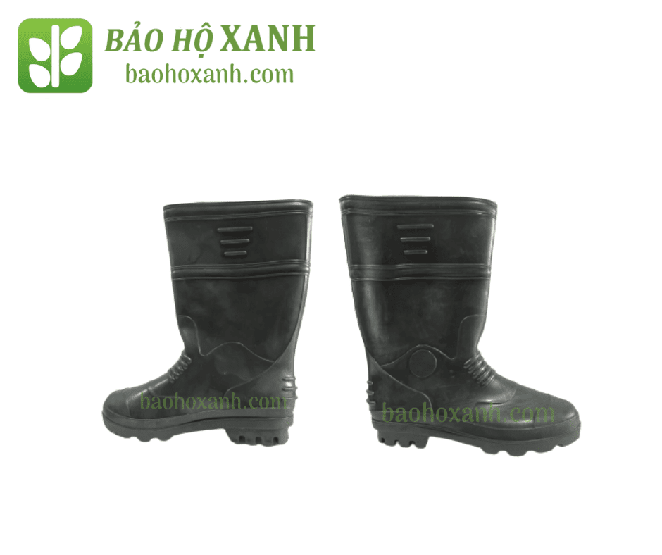 Ủng Cao Su Hoa San Màu Đen Chính Hãng Việt Nam - GUBH00038 1 ủng cao su chống nước hoa san UBH0038