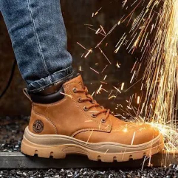 Giày Bảo Hộ Cao Cổ Chống Tĩnh Điện Cho Cho Công Nhân 
